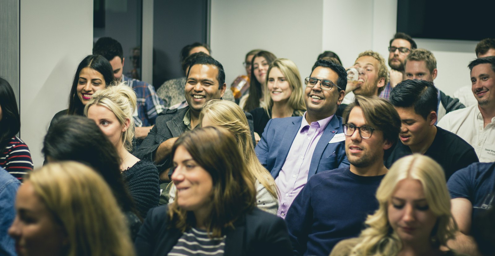 Professionals at a training seminar